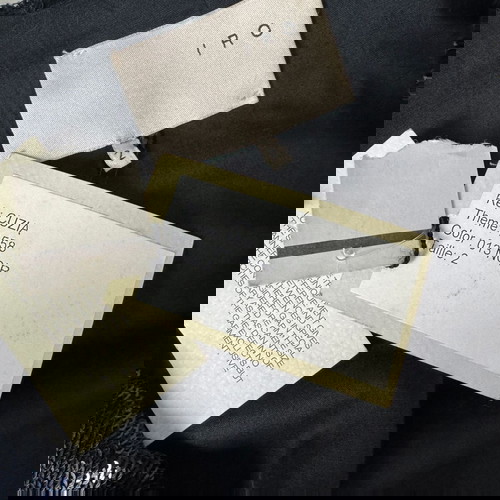 IRO Cuzia Moto кожено яке с пайети ново, тъмносиньо сребрист металик