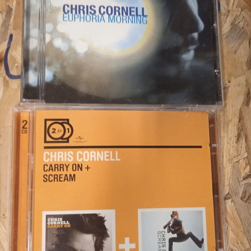 Chris Cornell Euphoria Morning, Carry On & Scream CD pack
