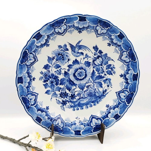 DELFT hand-painted plate from 1954 used, antique