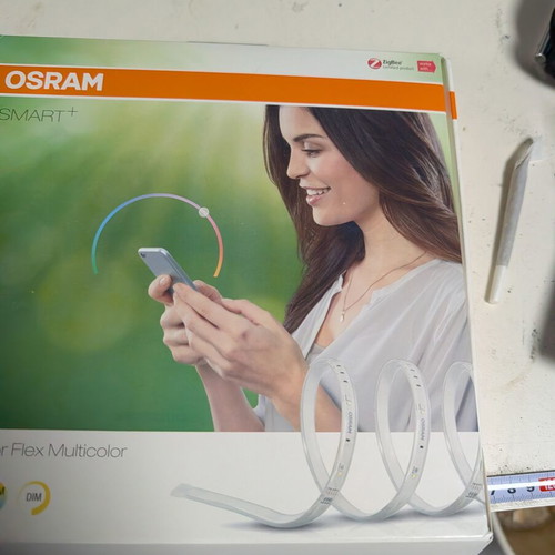 Osram 5m RGB/white outdoor smart LED strip as new, missing power adapter