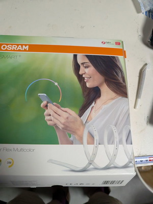 Osram 5m RGB/white outdoor smart LED strip as new, missing power adapter