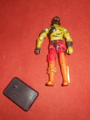 G.I.JOE Darklon (v1) 1989 action figure used, Hasbro