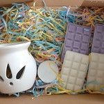 Wax melts gift box new with diffuser and 4 bars