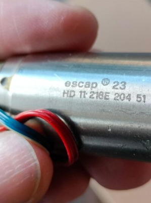 DC servo motor ESCAP Portescap Swiss-made μεταχειρισμένο με gearbox 4.86:1