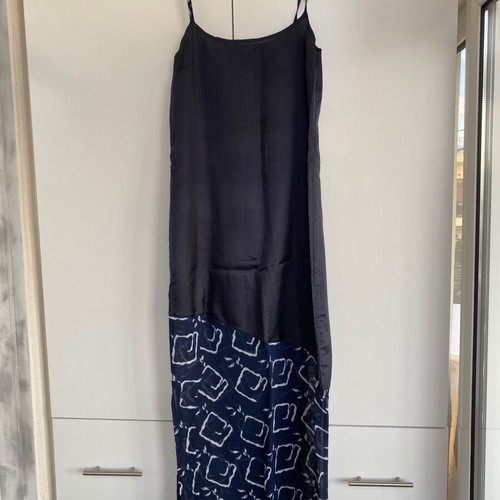 Maxi vintage navy blue dress Attrattivo like new
