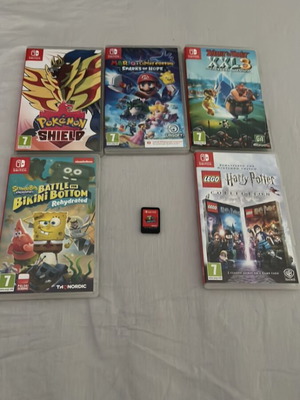 Nintendo Switch игри като нови, Pokémon Shield, Mario, Asterix и други