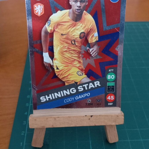 Cody Gakpo Shining Star card Topps Match Attax UEFA Euro 2024 like new