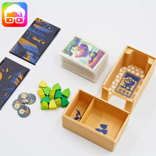 Tree Society Board Game Organizer new, fits sleeved cards