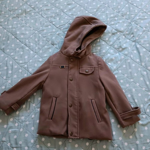 Montgomery coat for 3 years like new, blue and brown