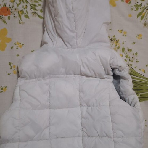 Zara baby sleeveless jacket like new, size 98 cm, white