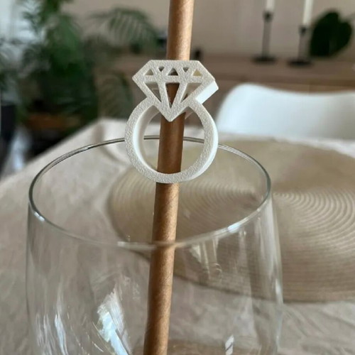Bachelorette Straw Decoration new