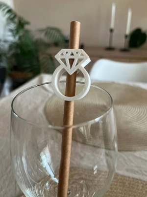 Bachelorette Straw Decoration new