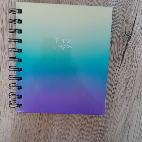Spiral notebook new, 13×15 cm, squared pages