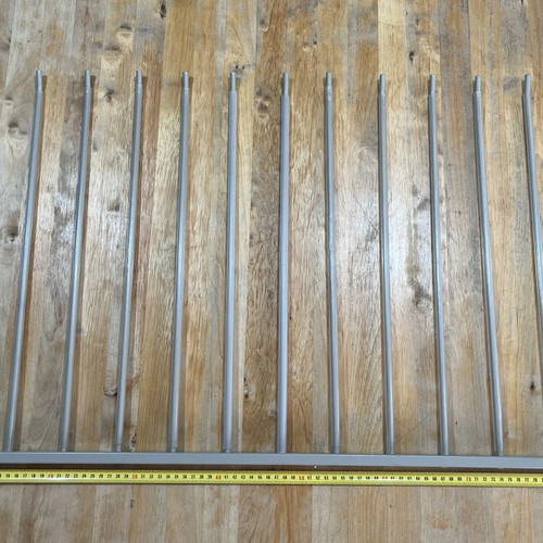 Komplement IKEA 18079 sliding metal wardrobe rack for pants organization