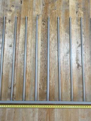 Komplement IKEA 18079 sliding metal wardrobe rack for pants organization