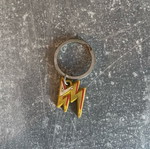 Lightning bolt keychain used