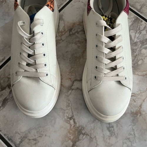 Renato Garini white women's sneakers like new, size 38