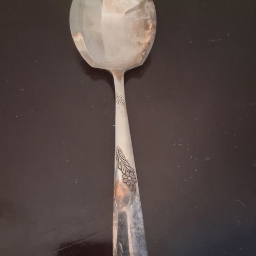 Angora vintage silver-plated spoon set, like new