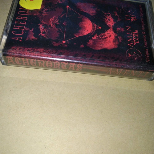 Acherontas - Amenti Psalmi Aimatos Kai Astrika Oramata Limited Edition cassette like new