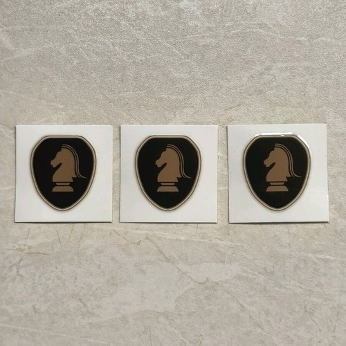 Knight Rider F.L.A.G. Logo Crystal Label new, set of 3 pieces