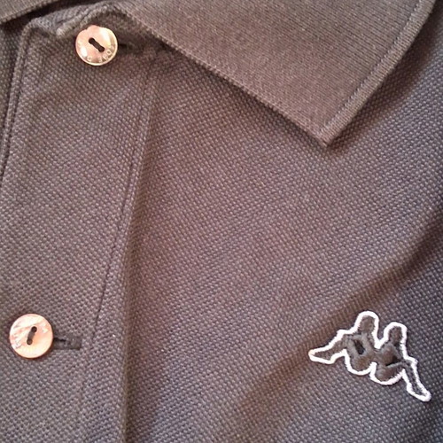 Kappa short-sleeve shirt black like new, size XXL