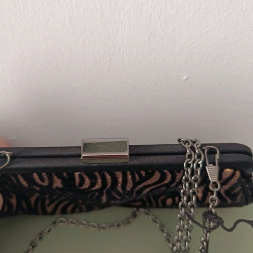 Makgio crossbody bag new, black bronze