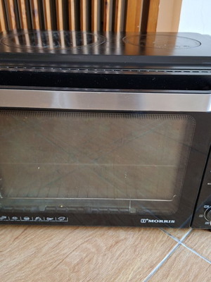 Morris stove oven used with marks on stovetop