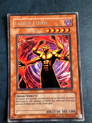 Lesser Fiend Yu-Gi-Oh! card used