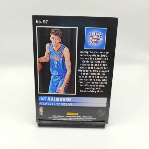 Chet Holmgren Chronicles Pinnacle 2022-23 Rookie Card like new