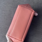 Furla small leather wrist bag, coral pink