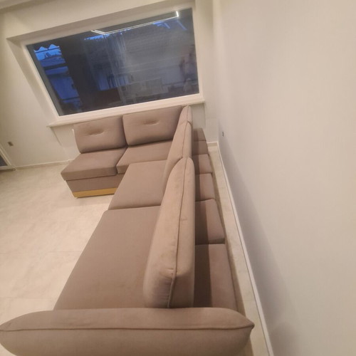 Corner sofa like new 300x210 cm with storage and bed function