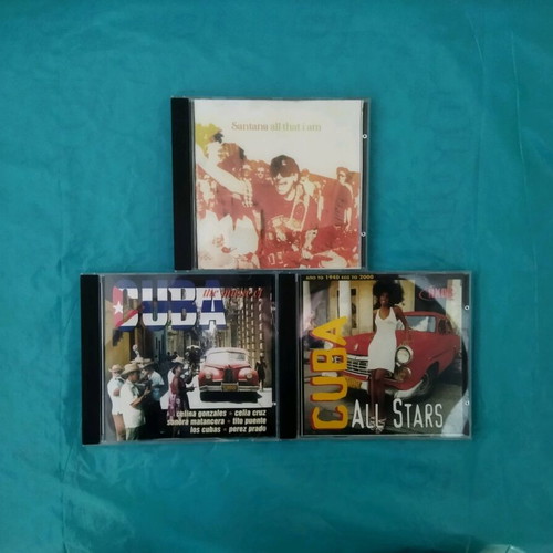 Pack of 3 classic Latin music CDs Santana and Cuba like new