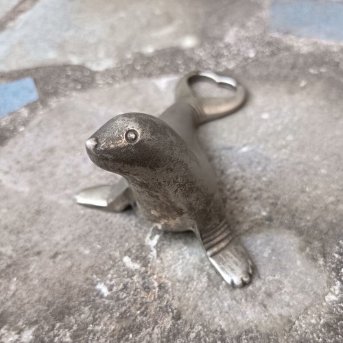 Vintage Metal Bottle Opener "Seal" BMF West Germany used