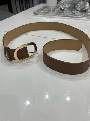 Women's belt new, tanned color, 102 cm