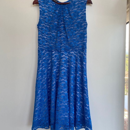 Vintage blue dress like new, formal, long