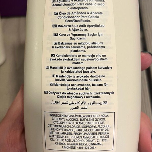 Avon shampoo and conditioner set with almond oil and avocado new