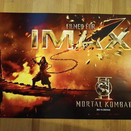 Mortal Kombat poster like new