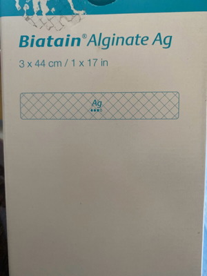 Biatain Alginate medical tapes new, pack of 6 pieces