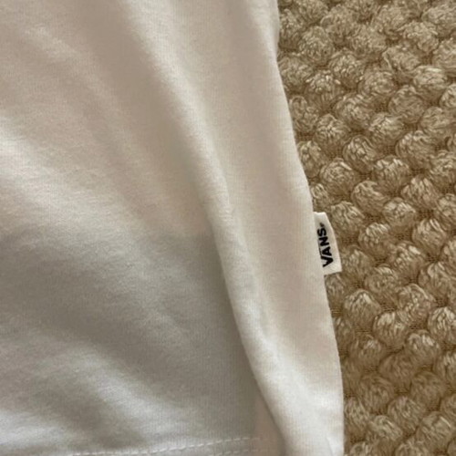 Vans shirt like new, kids size L, white multicolor