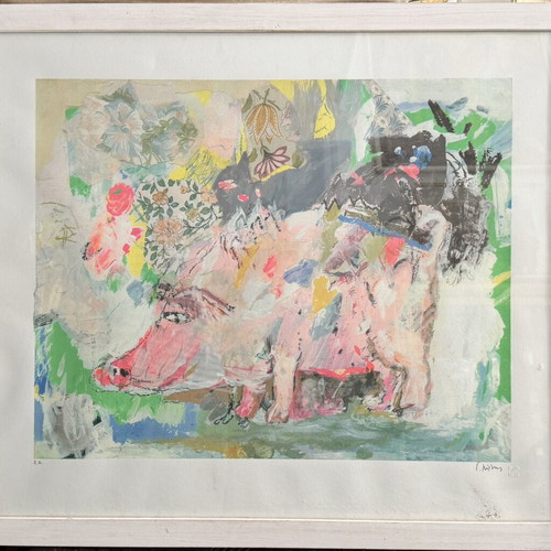 G. Kottis Silk Screen Print like new