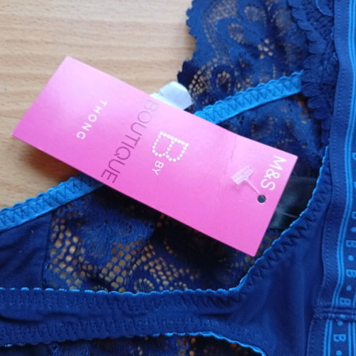 Marks & Spencer women's underwear new, blue, size L