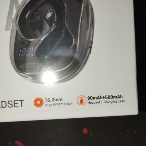 Hoco EA3 Open Ear Bluetooth Handsfree earbuds new with charging case