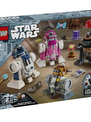 Lego Star Wars set 75392 creative play droid battle like new without princess leya