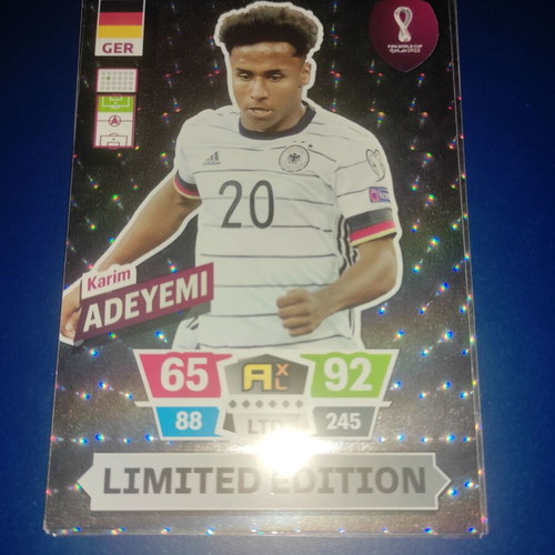 Panini Adrenalyn XL Qatar World Cup XXL Adeyemi card new Limited Edition