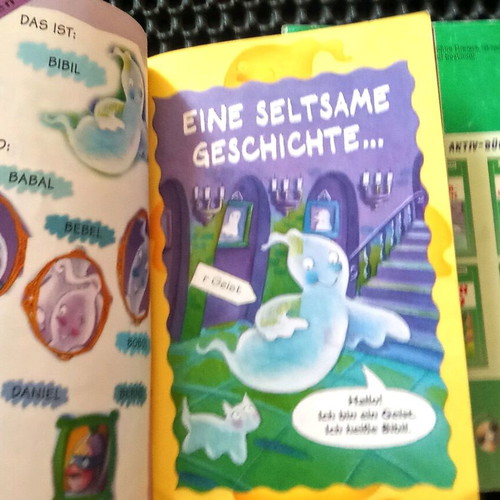 German learning comic used, set of 2 books