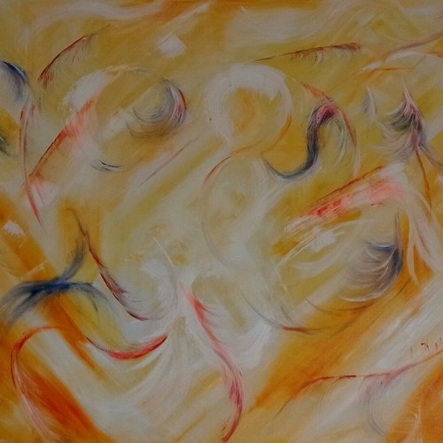 Oil Painting on Canvas 70x90 "Joy" new
