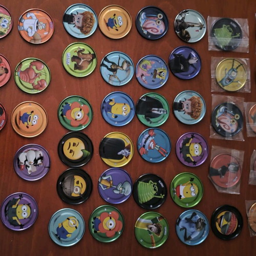 Chipicao metal collectible caps, pack of 42