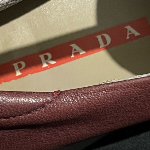 Prada Sport slip-on shoes like new, size 38.5, bordeaux