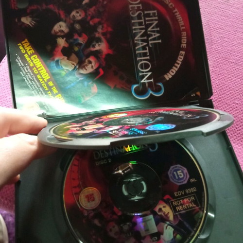 Final Destination 3 DVD like new, 2 disc thrill ride edition