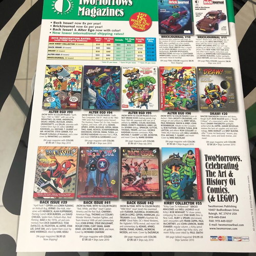 Back Issue Magazine 40 new, Catwoman, Black Cat, Thundercats, Marvel DC Comics